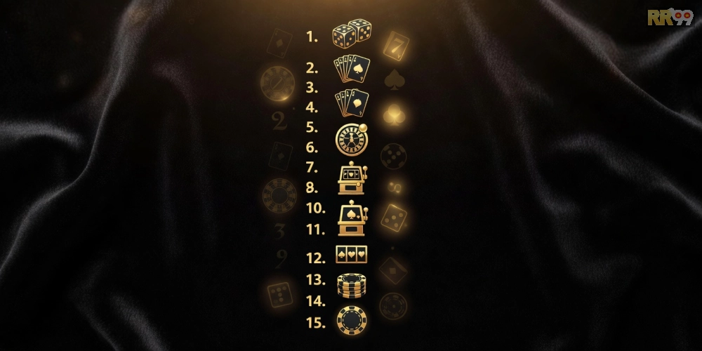 Bảng xếp hạng top 15 casino rr99 uy tín nhất năm 2025 với đánh giá chi tiết và ưu đãi hấp dẫn