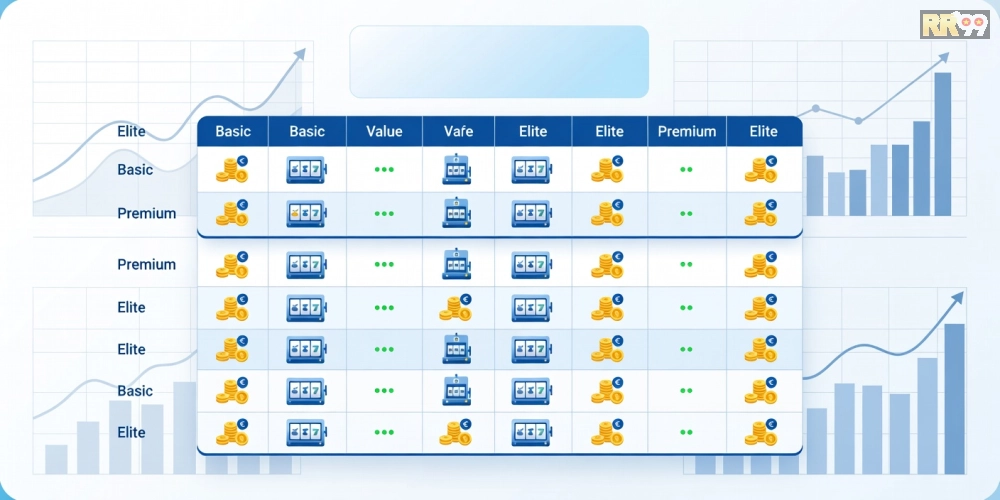 Bảng giá chi tiết các gói nổ hũ đổi thưởng rr99 cập nhật mới nhất năm 2025
