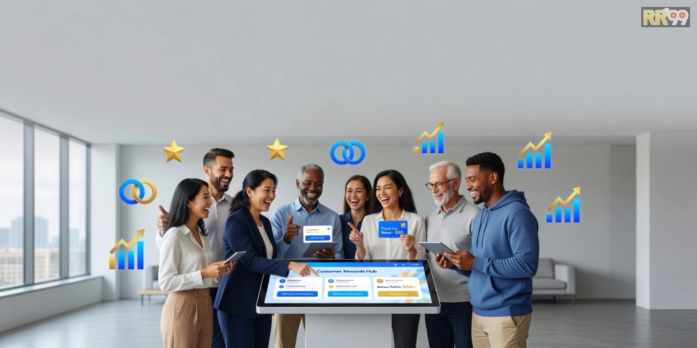 Hình minh họa khái niệm chương trình khuyến mãi tri ân khách hàng RR99 chuyên nghiệp và hấp dẫn.