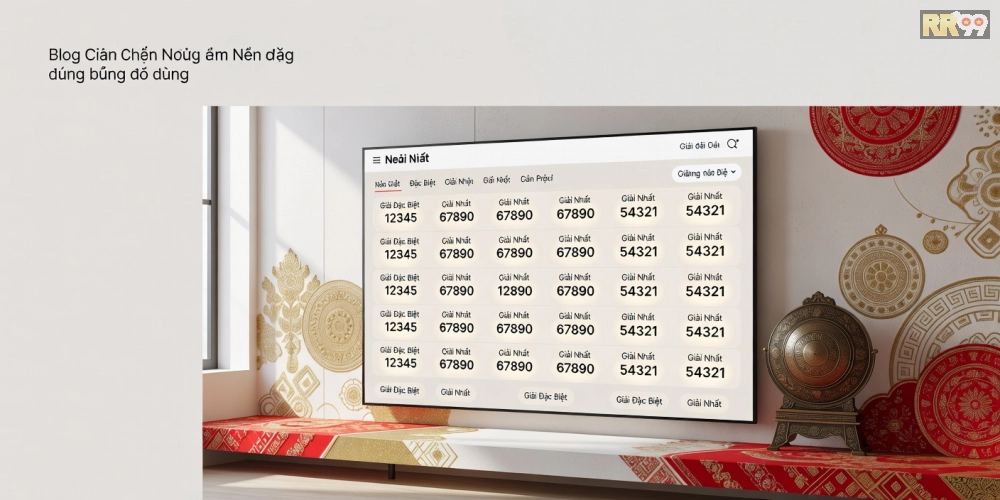 Hình ảnh minh họa khái niệm xổ số miền Bắc trên nền tảng RR99 uy tín