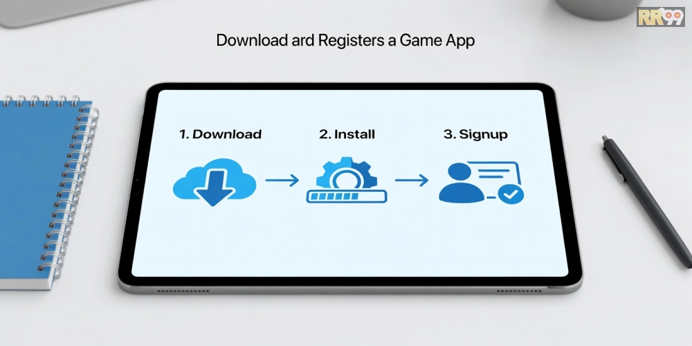 Các bước hướng dẫn tải và đăng ký game bài rr99 chi tiết từ A đến Z