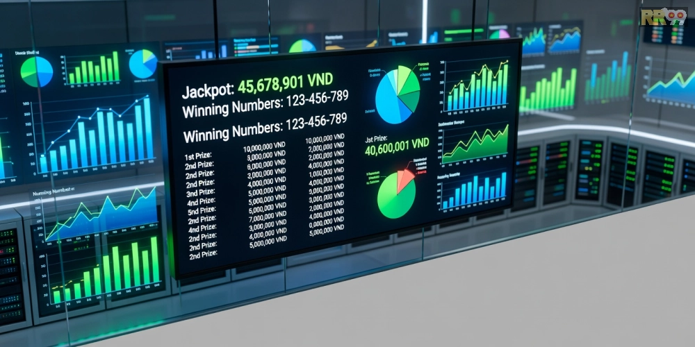 Hình ảnh kết quả xổ số miền nam rr99 được hiển thị trực tiếp trên màn hình
