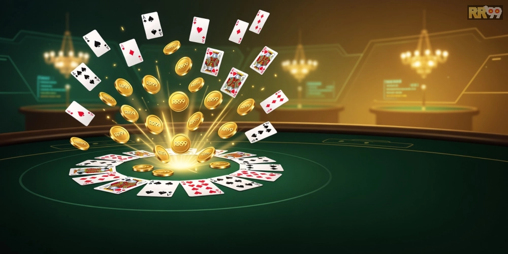 Giao diện chơi phỏm với jackpot nổ hũ tại rr99